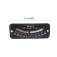 thumbnail image 4 of EIGTHTAIL Slope Angle Meter Protractor Tilt Level Meter Gauge 25-0-25 Clinometer 45-0-45 Glass Tube Inclinometer Outdoor Riding, 4 of 9