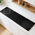 thumbnail image 4 of Large Silicone Drying Mat Heat Resistant Countertop Protector for Kitchen Bar Dining Table Dish Drying Mat Non Slip Waterproof Mat for Countertop Sink Dishwasher Safe Kitchen Accessories Utensil Mat, 4 of 8