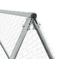 thumbnail image 5 of vidaXL Chicken Cage Silver 400x100x190 cm Galvanised Steel, 5 of 5
