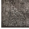 thumbnail image 4 of Modway Gamela Rustic Vintage Ornate Floral Medallion 5x8 Area Rug in Antique Light and Dark Brown, 4 of 8