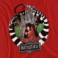 thumbnail image 2 of Beetlejuice Lydia with Worms Unisex Adult T-Shirt, Red, Large, 2 of 7