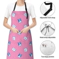 thumbnail image 4 of Kdxio French Bulldog Apron with Pockets Adjustable Kitchen Aprons for Men Women Waterproof Aprons for Cooking,Drawing,Crafting, Baking Household Cleaning, 4 of 8