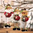 thumbnail image 4 of Año Nuevo 2021 Lindo muñeco de nieve de Papá Noel Muñecos de nieve Decoración del árbol de Navidad para el hogar Elfo de Navidad Regalo de Navidad para niños Decoración Feliz Navidad, 4 of 5