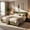 Olive Green, variant on Christopher Knight Home California King Platform Bed, Velvet Upholstered Frame with Curved Headboard, Olive Green