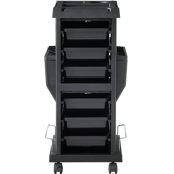 KFFKFF Ultimate Salon Trolley Lockable Beauty Salon Trolley with 6 Drawers 4 Wheels