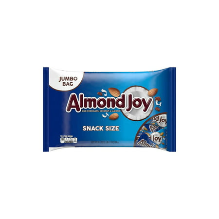 ALMOND JOY Snack Size Candy Bars, 20.1 Ounces, 2 Pack