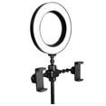thumbnail image 3 of HayKee 16CM Selfie Ring Light with Tripod stand phone holder for live Streaming, YouTube Video Shooting. Multi-function LED Ring Light, wi, 3 of 4