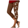 thumbnail image 1 of Pantalones de Yoga Capri, Moda Impresa Estiramiento Capris para Mujeres, Poliéster Spandex Entrenamiento Y Ocio, 1 of 4