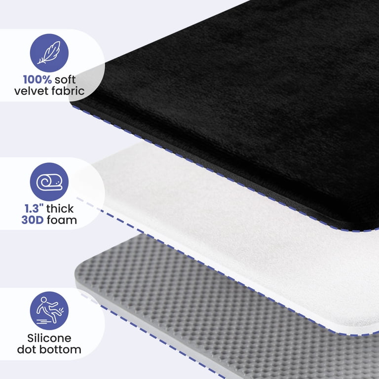 babyeap 50" x 50" Extra Thick Baby Play Mat, Black photo 7