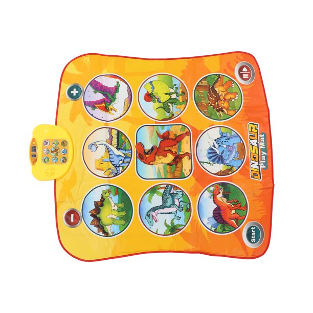 Alfombra de baile con patrón de dibujos animados alfombra de baile electrónica portátil volumen ajustable color brillante para sala de estar para niños ANGGREK Otros