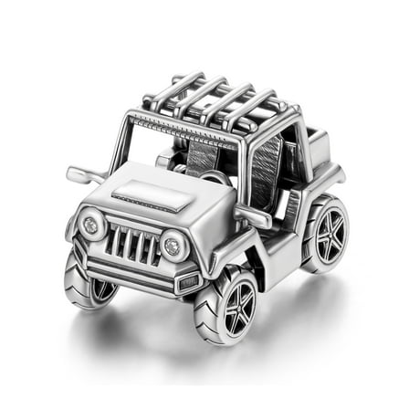 Off-road VehiclesCharm, Genuine 925 Sterling Silver Charm, Compatible with Most Charm Bracelet