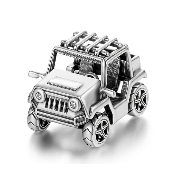 Off-road VehiclesCharm, Genuine 925 Sterling Silver Charm, Compatible with Most Charm Bracelet