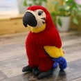 thumbnail image 1 of Simulation Ara Roi Kong Perroquet Peluche Machine Jouet Oiseau Cadeaux Rouge, 1 of 6