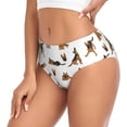 thumbnail image 2 of Balery German Shepherd Dog Ropa Interior de Algodón para Mujer con Dibujo – Braguitas Cómodas y Elásticas, Estilo Clásico-X-Small, 2 of 6