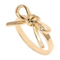 thumbnail image 2 of Anillo de plata esterlina S925, anillo de lazo ligero de lujo para mujer, anillo de dedo índice de moda tridimensional distintivo, joyería, 2 of 6