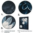 thumbnail image 3 of Designart Hyperrealistic Blue And White Flower II Canvas Wall Art, 3 of 5