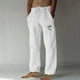 thumbnail image 1 of Pantalones largos para hombre, moda, estampados, casuales, cintura elástica con bolsillo, pantalones deportivos, pantalones de poliéster para hombre., 1 of 4