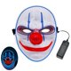 thumbnail image 3 of Máscara de payaso aterrador BRI con LED brillante para Halloween festivales y fiestas, 3 of 5