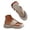 Khaki, variant on Women Arch Support Flip Flops Comfortable Memory Foam Walking Beach Sandals Casual Slip on Thong Slides Low Wedge Shoes Grey Size 9