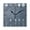 Black, variant on 7.78in Nautical Symbols and Arrows Square Wall and Table Clock Dual Use Vintage Design in Black or Gold