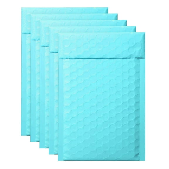 Clearance Under $1 Air Bubble Gift Envelopes Lined with Mylar Express Mailer Self-seal 5PCS Mint Green
