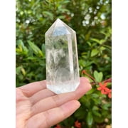 Premium Clear Quartz Obelisk, Standing Polished Clear Quartz Point (0.5-1 oz)