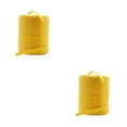 thumbnail image 1 of kurtrusly Vibrant Colors Creative DIY Projects With Solid Crochet Yarn Wide Application Natural Paper Ribbon yellow 2Set, 1 of 6