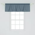thumbnail image 2 of Ambesonne Hippie Window Valance, Abstract Leaf Form Spots, 54" X 18", Dark Blue Yellow White, 2 of 3