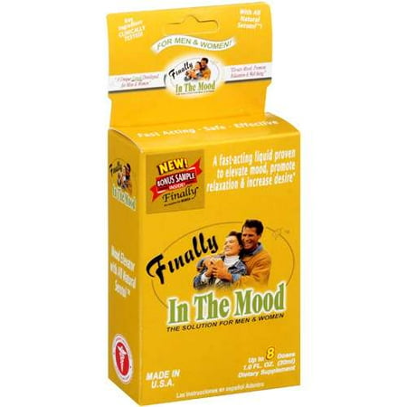 Finally In The Mood: Dietary Mood Elevator With All Natural Serotol Supplement, 1 oz