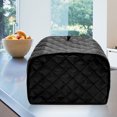 thumbnail image 4 of Toaster Cover Messar Cotton Striped Bread Toaster Dust Cover Bakeware Dustproof Protector for Two Slice Toaster Appliance and Dust Fingerprint Protection Home Kitchen, 4 of 6