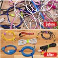 thumbnail image 3 of EGNMCR Closet Organizers and Storage, Storage Trunks & Bag 5PCS Multi-Purpose Reusable Multi-Color Silica Gel Cable Tie Organize folder, 3 of 5