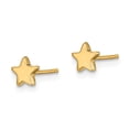 thumbnail image 2 of 14K Yellow Gold Earring Button Women'S 5 mm Polished Star Post Earrings, 2 of 3
