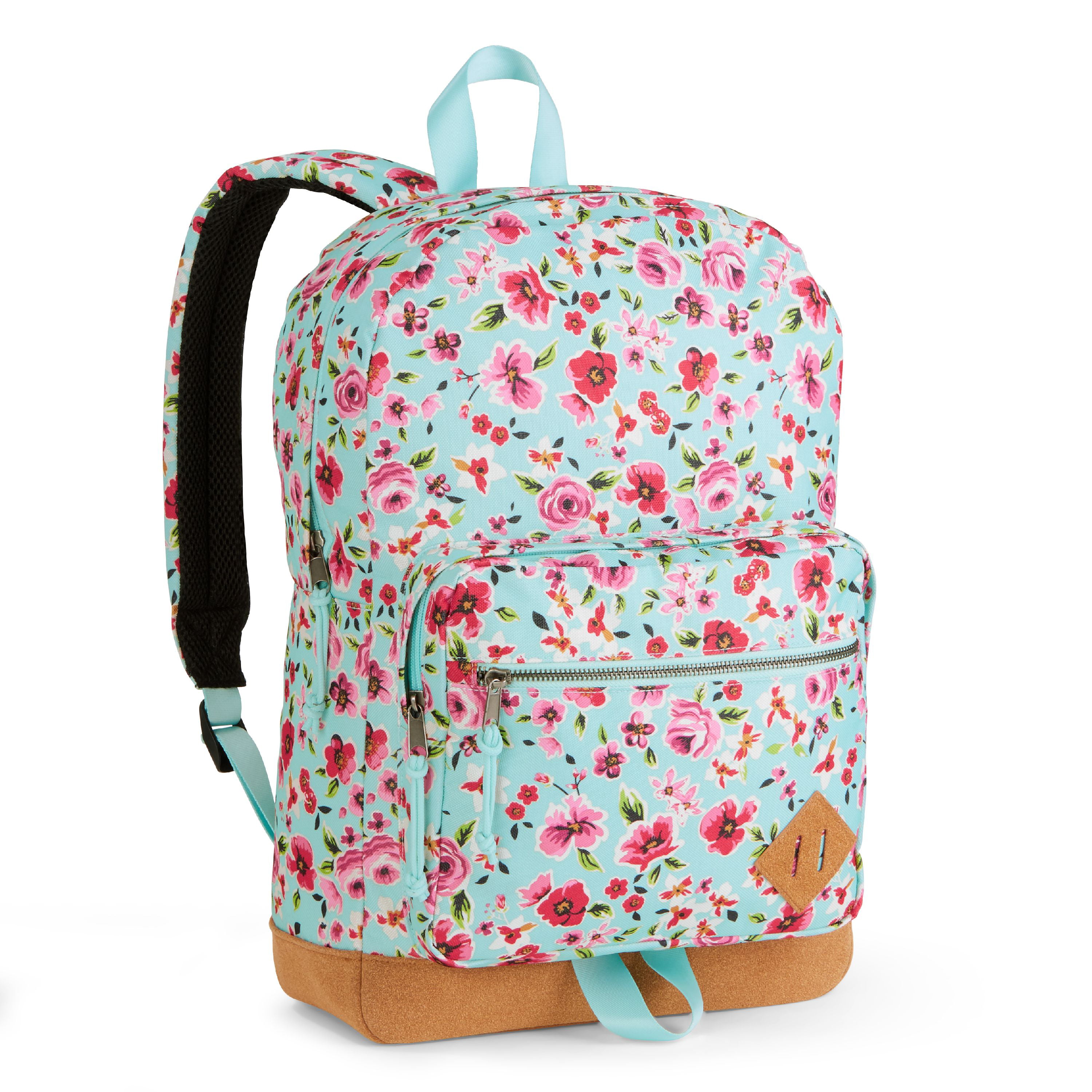 Backpack Field Pack Travel Bag Laptop Bag Fashion White Petaled Flowers 