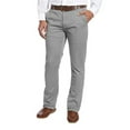 thumbnail image 1 of Kirkland Signature Men’s Flat Front Tailored Fit Straight Leg Soft Chino Pant (Smoke, 34W x 32L), 1 of 2