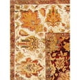 thumbnail image 2 of Pasargad Home Agra 109" x 146" Hand-Knotted Lamb's Wool Area Rug in Red/Ivory, 2 of 2