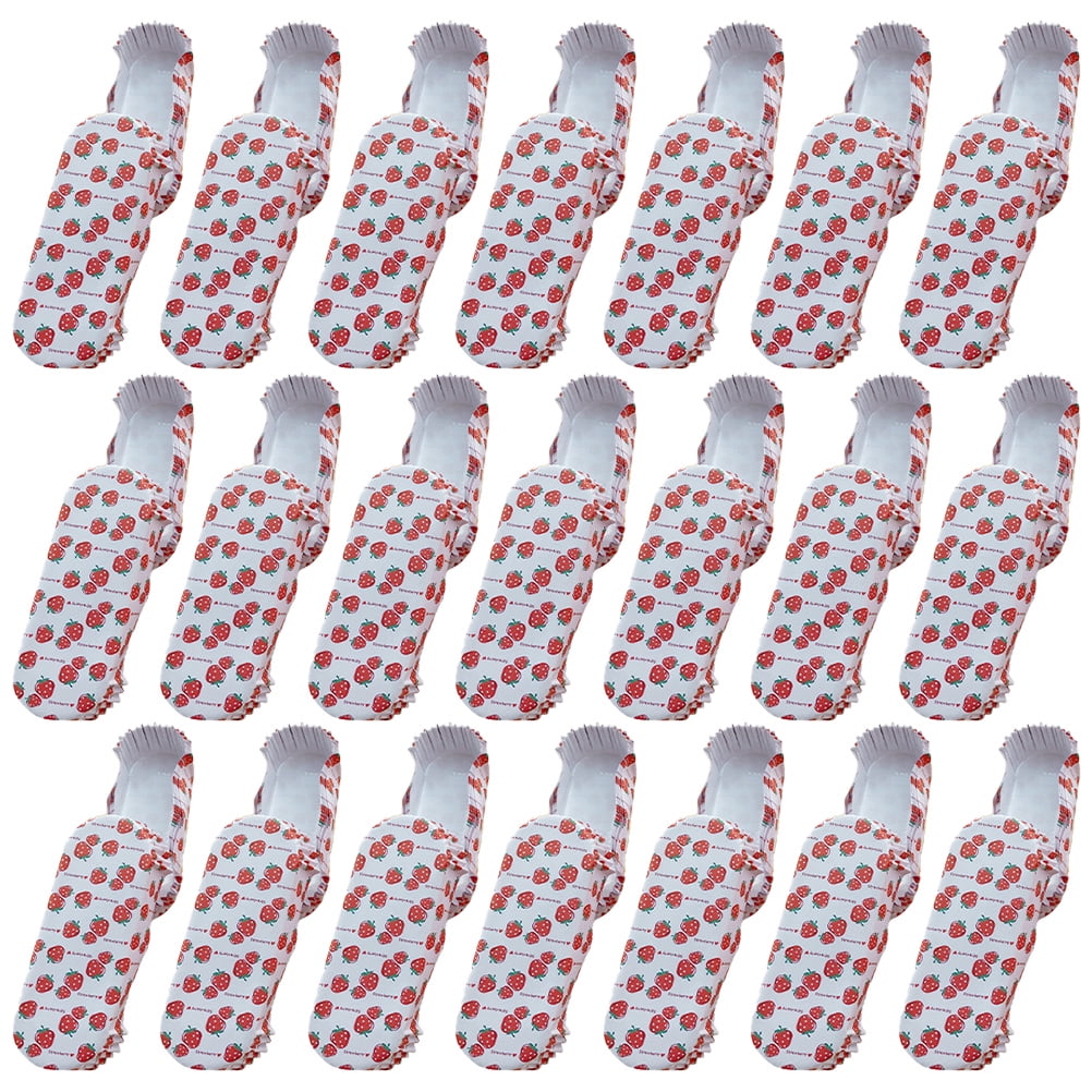 100pcs Hot Dog Trays Disposable Baking Cups Paper Trays Paper Hot Dog
