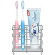 Stainless Steel Bathroom Toothbrush Holder Toothpaste Holder