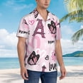 thumbnail image 3 of Fotbe Eiffel Tower and Butterflies Camisa Hawaiana para Hombre Unisex – Camisa Casual de Verano con Botones de Manga Corta de Algodón y Lino,Small, 3 of 7