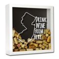 thumbnail image 6 of Torched New Jersey Beer Cap Shadow Box Wall Mount Decor 13"x13"x3" Gray, 6 of 8