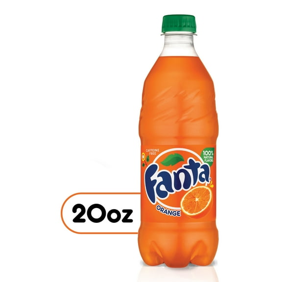 Fanta Orange Soda 20oz Bottles (Pack of 12)