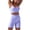Purple, variant on Women's Sports Bras Sports Yoga Bra And Shorts Sports Underwear Wearing Fitness Yoga Clothes Set Bras for Women Orange S