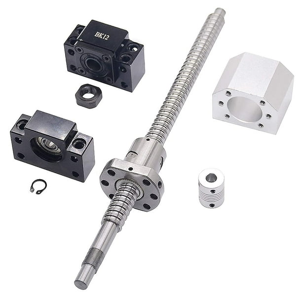 1000mm Ball Screw SFU1605 Diameter 16mm,5mm Pitch with Metal Ball Screw Nut and BK/BF End