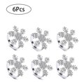 thumbnail image 3 of Servilletas De Copos De Nieve De Navidad Brillantes Anillos De Hebillas De Servilletas De Diamantes De Imitación Para Navidad Fiestas De Bodas Vacaciones Moyic HA043128-02, 3 of 6