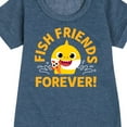 thumbnail image 3 of Baby Shark - Fish Friends Forever - Toddler And Youth Girls Fleece Dress, 3 of 6
