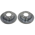 thumbnail image 2 of Power Stop Rear Pair of Drilled and Slotted Brake Rotors AR85199XPR, 2 of 4