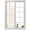 Beige, variant on Brown Plaid Window Privacy Film, Spring Summer Farmhouse Buffalo Checkered Static Cling UV Sun Blocking Heat Control Window Tint Day and Night,Non-Adhesive One Way Windows Privacy Cover 35.4''x78.7''