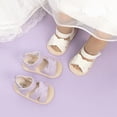 thumbnail image 4 of Baby Girls 0-18M Closed Toe Sandals Soft Non-Slip Sole Breathable First Walking Shoes Cute Cartoon Print For Summer Indoor Outdoor Toddler Footwear Gibobby,4,White, 4 of 9