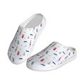 thumbnail image 2 of Lsque Nautical Lighthouse Sailboat Pattern Womens Comfort Cotton on Scuff With Memory Foam and Anti-skid Sole Slipper-37/38, 2 of 7