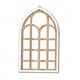 thumbnail image 1 of Espejo de ventana arqueado Espejos de pared decorativos Decoración de pared Espejo de arco de ventana Marrón, 1 of 6