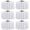 White, variant on 10 Pack White Round Tablecloths, 120 Inch Stain Resistant and Wrinkle Polyester Fabric Washable Table Clothes Cover for Kitchen Dining, Wedding, Reception Banquet, Birthday Party, Buffet Restaurant